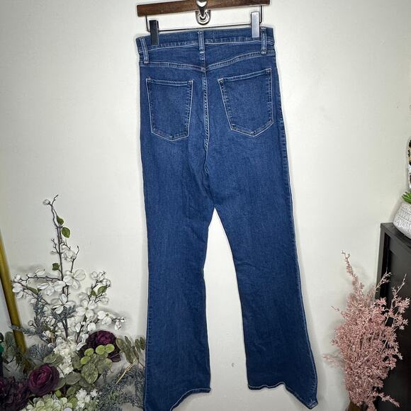 ABERCROMBIE & FITCH Curve Love Vintage Flare High Rise Jean Sz 30/10L {F15} - Picture 3 of 5